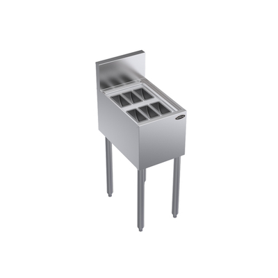 Krowne KR19-MG12 12"W x 18-1/2"D Royal Series Underbar Garnish Station