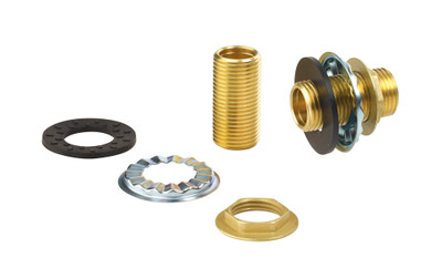 Krowne 21-194L 2 Brass Nipples 2 Brass Locknuts 2 Brass Washers Royal Series Mounting Kit