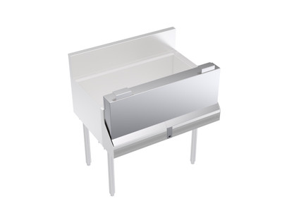 Krowne KR-SC32 32"W Stainless Steel Royal Series Speed Rail Locking Cover