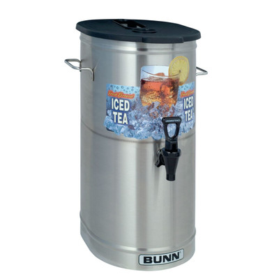 Bunn 34100.0000 4 Gallon Stainless Steel Iced Tea/Coffee Dispenser
