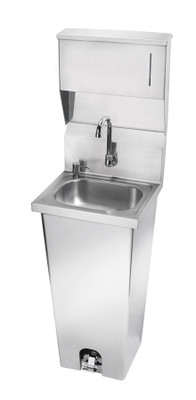 Krowne HS-39 16 - 3/16" x 15- 1 /4" Pedestal Mounted Hand Sink