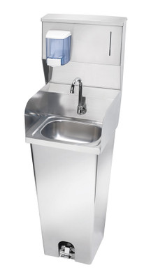 Krowne HS-42 16" x 15" Pedestal Mounted Hand Sink