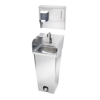 Krowne HS-42 16" x 15" Pedestal Mounted Hand Sink
