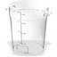 Carlisle 1076407 4 Qt. Clear Polycarbonate Round StorPlus Food Storage Container