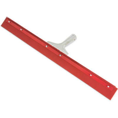 Carlisle 4007600 24" Long Straight Red Gum Rubber Blade Flo-Pac Floor Squeegee Head