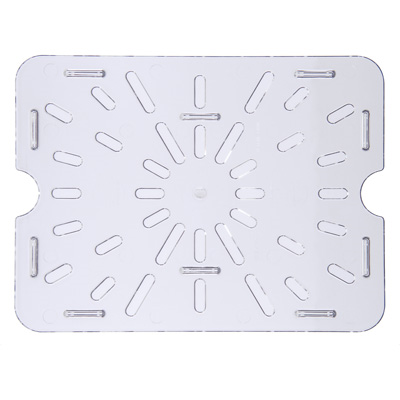 Carlisle 1023507 Polycarbonate Clear Storplus Drain Shelf