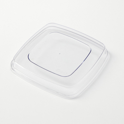 American Metalcraft SLS6 6.63" L x 6.63" W x 1" H Clear Square SAN Lid