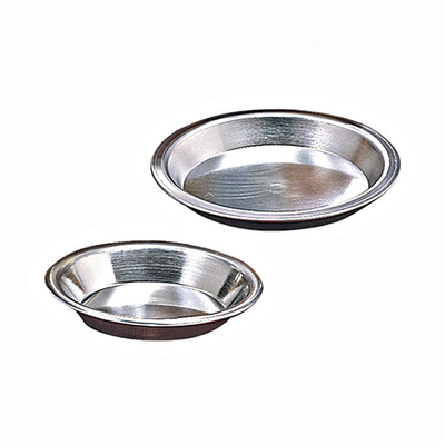American Metalcraft 1188 9" Top ID x 10" Top OD x 7.75" Bottom ID x 1.25" Deep Aluminum Deep Dish Pie Pan