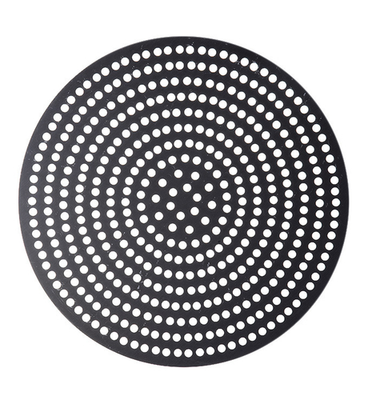 American Metalcraft 18907SPHC 7&quot; Dia. Super Perforated Anodized Aluminum With Hard Coat Pizza Disk