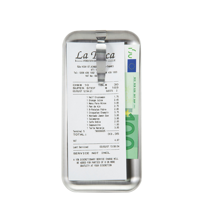 American Metalcraft MCBPBSS Stainless Steel Bill Presenter