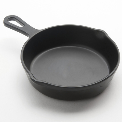 American Metalcraft MFP41 5 Oz. 4.38" L x 1.25" H 6.25" L Black Round Melamine Fry Pan