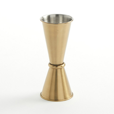 American Metalcraft JGG4 1 Oz. x 1.5" Oz. Stainless Steel Rolled Edge Jigger