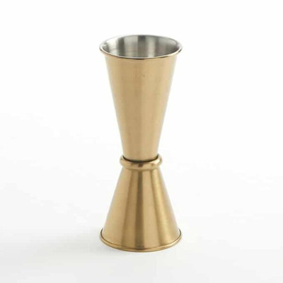 American Metalcraft JGG4 1 Oz. x 1.5" Oz. Stainless Steel Rolled Edge Jigger