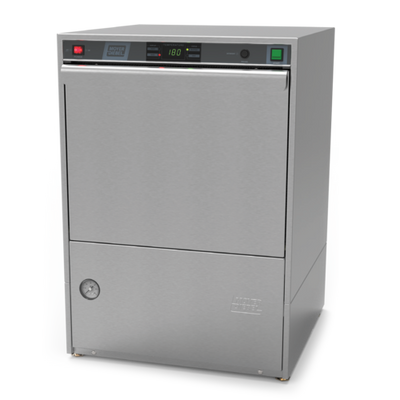 Moyer Diebel 383HT-70 24&quot;W High Temp Overflow Type 27 Racks/Hour Undercounter Dishwasher with Built-In Booster