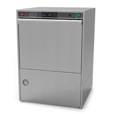 Moyer Diebel 383HT-70 24"W High Temp Overflow Type 27 Racks/Hour Undercounter Dishwasher with Built-In Booster