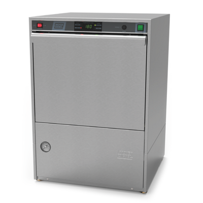Moyer Diebel 383HT-70 24"W High Temp Overflow Type 27 Racks/Hour Undercounter Dishwasher with Built-In Booster