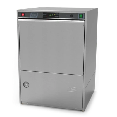 Moyer Diebel 383HT-70 24"W High Temp Overflow Type 27 Racks/Hour Undercounter Dishwasher with Built-In Booster