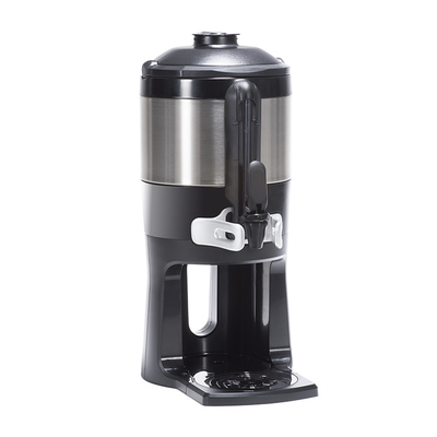 Bunn 44000.0200 1 Gallon Black Finish Stainless Steel Liner Aluminum Faucet Guard Server with Mechanical Sight Gauge