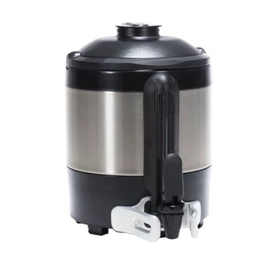 Bunn 44000.0250 1 Gallon Black Finish Stainless Steel Liner Aluminum Faucet Guard Without Base Server with Mechanical Sight Gauge