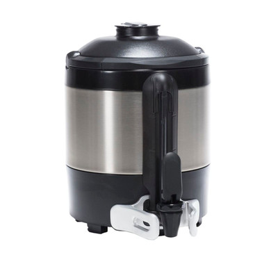 Bunn 44000.0250 1 Gallon Black Finish Stainless Steel Liner Aluminum Faucet Guard Without Base Server with Mechanical Sight Gauge