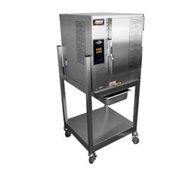 AccuTemp P61201D060 SGL-LP 6 Pans Liquid Propane Convection Steamer Connectionless Evolution Boilerless - 60,000 BTU