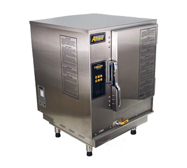 AccuTemp N61201E060-LP 6 Pans Liquid Propane Convection Steamer Connected Evolution Boilerless - 60,000 BTU