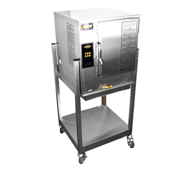 AccuTemp P61201E060 SGL-LP 6 Pans Liquid Propane Convection Steamer Connected Evolution Boilerless - 60,000 BTU