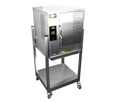 AccuTemp P61201E060 SGL-LP 6 Pans Liquid Propane Convection Steamer Connected Evolution Boilerless - 60,000 BTU
