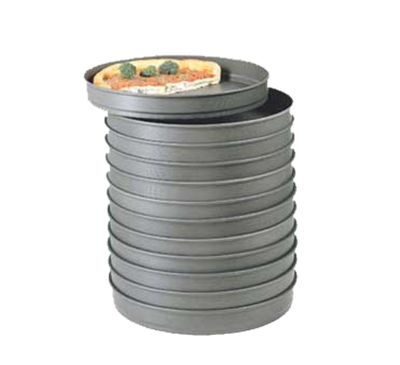 American Metalcraft HC5007 7" W x 2" H Hard Coat Aluminum Straight Sided Pizza Pan