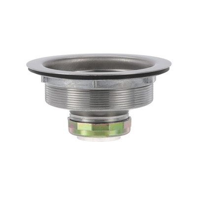 Component Hardware E38-1010 3 1/2" Sink Opening 430 Stainless Steel Encore Duo Basket Drain