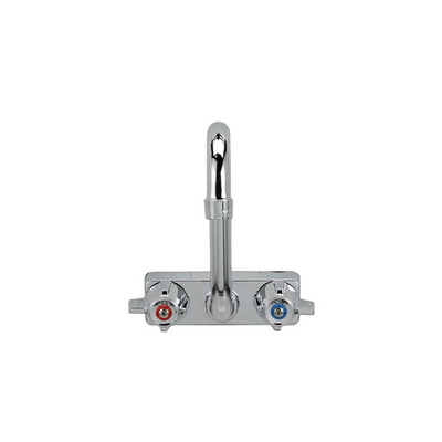 Component Hardware KHS15-4000-Z Wall Mount TOP-LINE Economy Hand Sink Faucet With 4" OC And 3 1/2" Swivel Gooseneck Spout