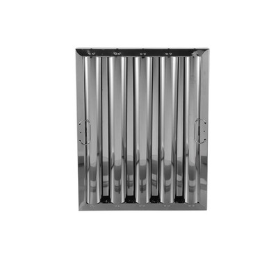 Component Hardware FR51-2016 20" x 16" 1 3/4" Thickness Stainless Steel Flame Gard Baffle Filter - Pack of 6