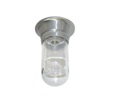 Component Hardware L55-2004 100W Surface Mount Incandescent Hood Light With Tempered Glass Globe