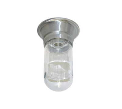 Component Hardware L55-2004 100W Surface Mount Incandescent Hood Light With Tempered Glass Globe