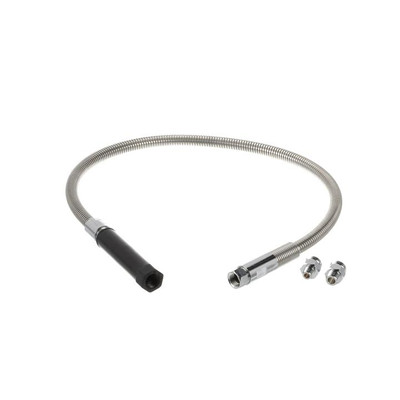 Component Hardware KL50-Y004-44U 44" Stainless Steel Encore Premium Pre-rinse Hose With Grip