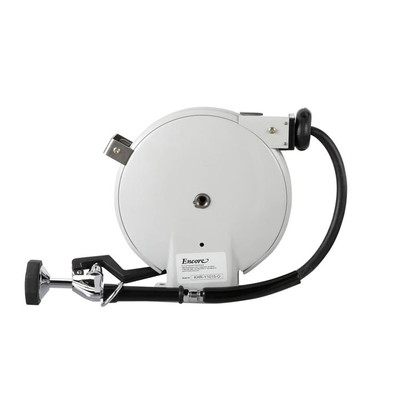 Component Hardware KHR-1015-O Open Powder Coated Assembly Encore Hose Reel With 15 Ft. Hose And 3.3 GPM Spray Valve