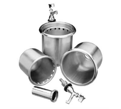 Component Hardware K30-1010 9 1/2" OA Length 18/8 Stainless Steel Encore Dipper Well Assembly With Low Lead Compliant Faucet