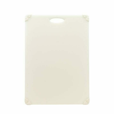 TableCraft Products CBG1824AWH 18&quot; D x 24&quot; W 1/2&quot; Thick Plastic Cash &amp; Carry Grippy Cutting Board