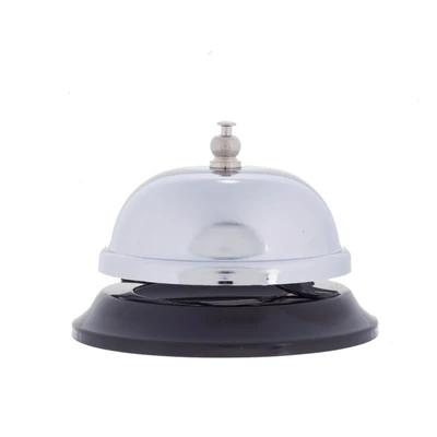 TableCraft Products 8381 3 1/4" W x 2 1/4" H Chrome Plated Call Bell