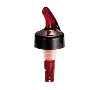 TableCraft Products 2246A 1 Oz. Red Spout Plastic Cash & Carry Proper Pour