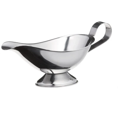 TableCraft Products 7805 5 Oz. With Handle Footed Gravy Boat