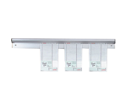 TableCraft Products 5524 24" W x 1" D x 2 1/4" H Aluminum Cash & Carry Order Rack