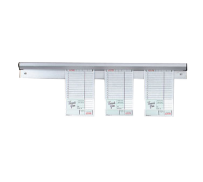 TableCraft Products 5518 18" W x 1" D x 2 1/4" H Aluminum Cash & Carry Order Rack
