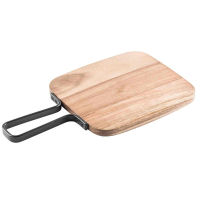 TableCraft Products 10076 9 1/8" W x 8 1/4" D x 3/5" H Light Brown Rectangular Industrial Collection Serving Paddle
