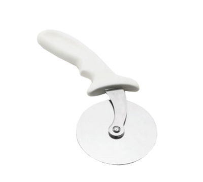 TableCraft Products 4106W 4" Stainless Steel Blade Pizza Wheel With White Handle