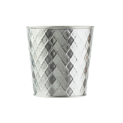 TableCraft Products 10487 23 Oz. Round Stainless Steel Lattice Collection Cup
