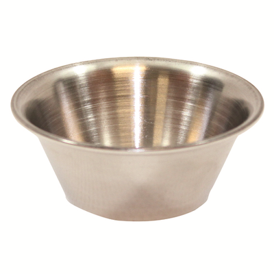TableCraft Products C5068 2 Oz. Stainless Steel Cash &amp; Carry Sauce Cup