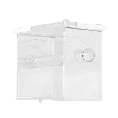 TableCraft Products 226 6-1/2" W x 3-1/2" D x 5-1/2" H Acrylic Stir Stick Dispenser