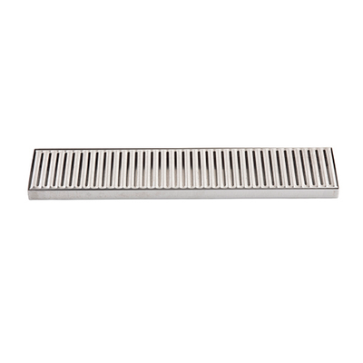 TableCraft Products 10482 19" W x 4 1/8" D Rectangular Stainless Steel Drip Tray