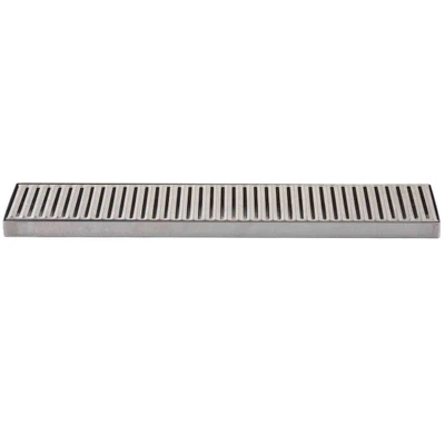 TableCraft Products 10482 19" W x 4 1/8" D Rectangular Stainless Steel Drip Tray